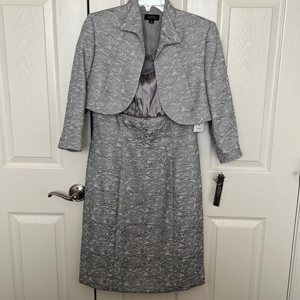 Tahari knee length formal